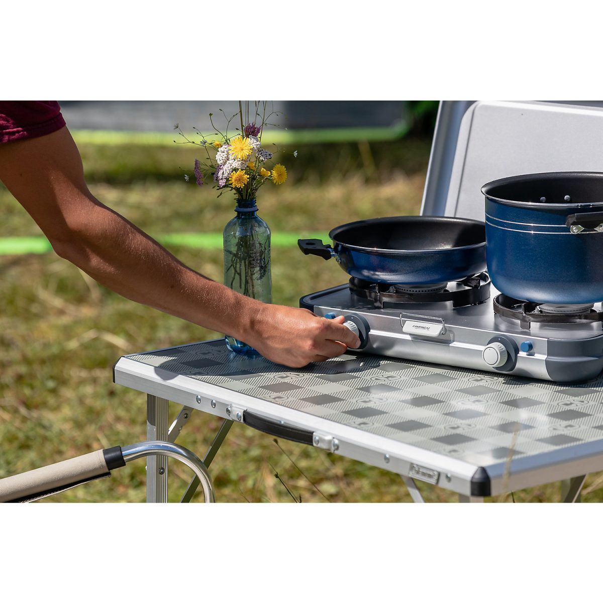 Campinagz Camping Kitchen 2 CV PZ Gas Stove 7