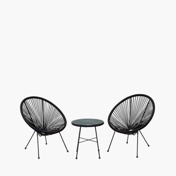 Rio bistro set black-1