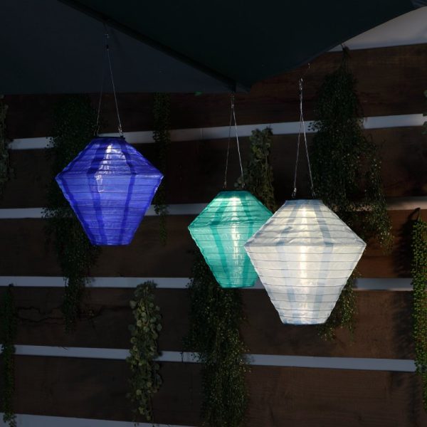 NOMA Solar Garden Lighting, Diamond Lanterns
