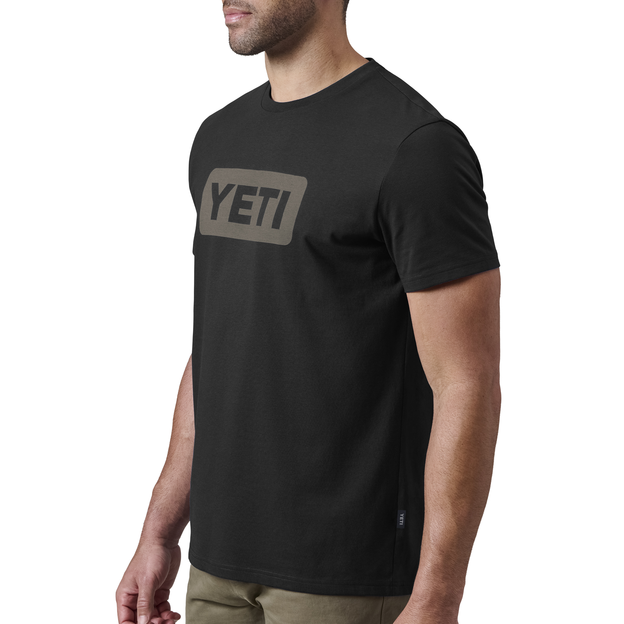 Yeti badge logo shirt 2025