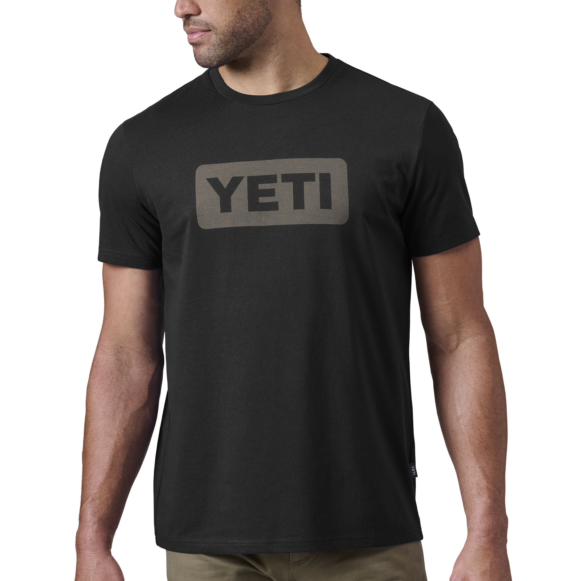 Yeti badge deals logo shirt