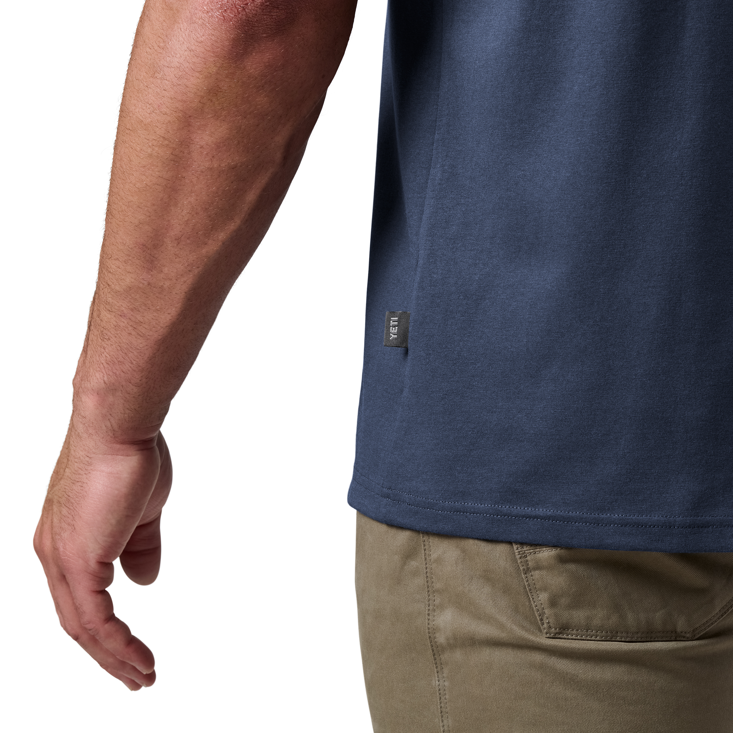 YETI® Logo Badge C&S T-Shirt - Navy - Image 2