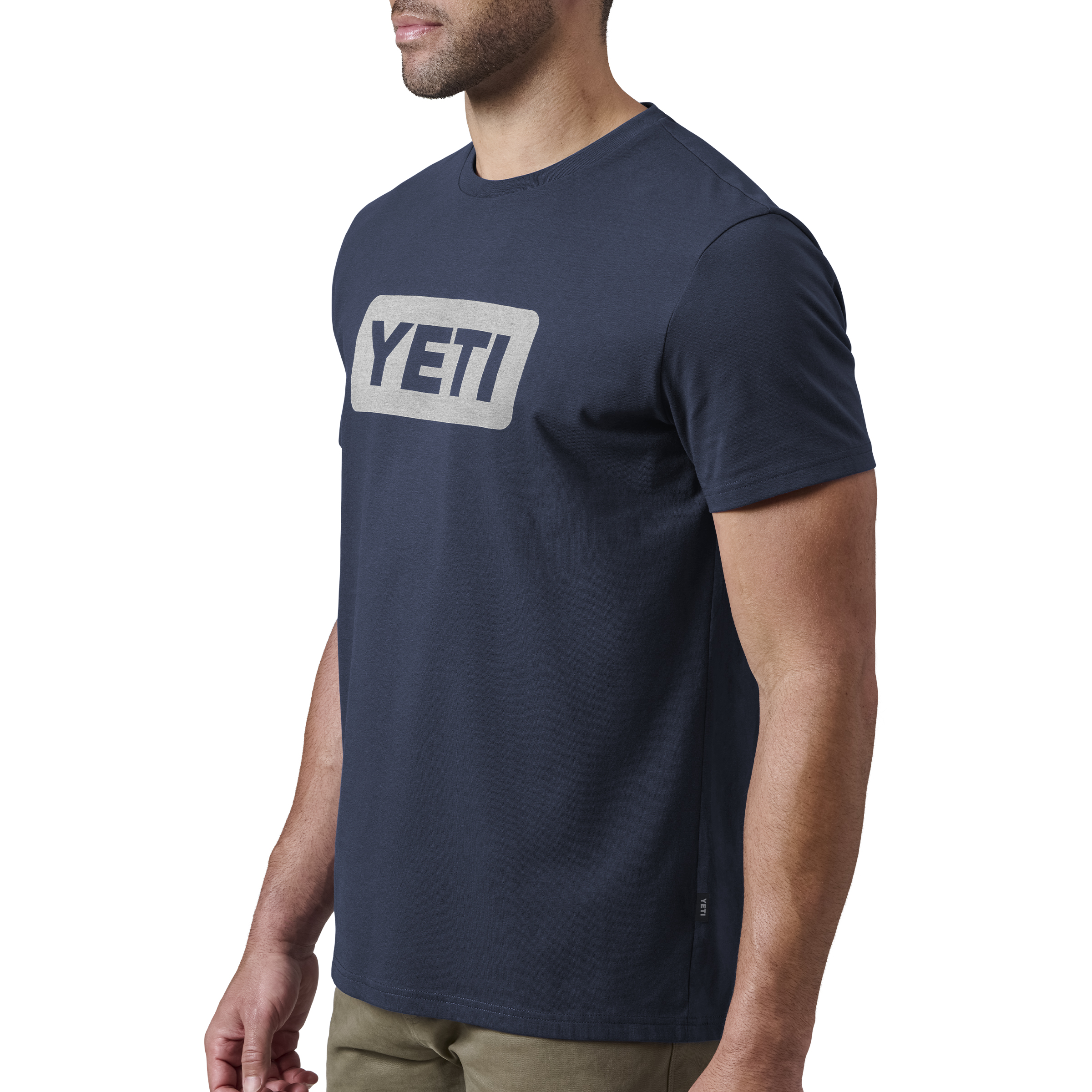 YETI® Logo Badge C&S T-Shirt - Navy - Image 3