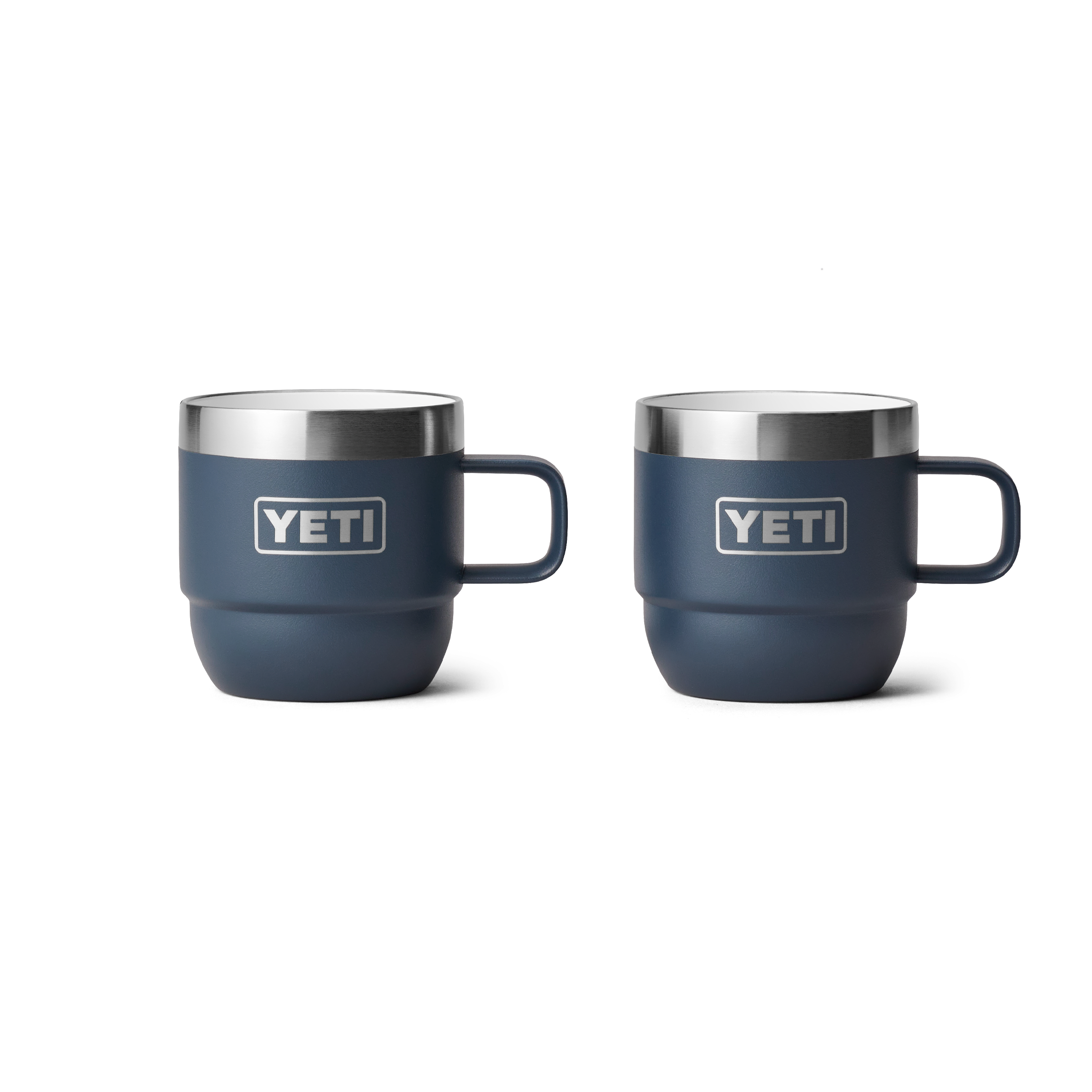 YETI_Wholesale_Drinkware_Rambler_6oz_Mug_Navy_Front_2_1867_B_2400x2400 YETI® Rambler 6 oz Stackable Espresso Mugs (Pack of 2) - Image 2