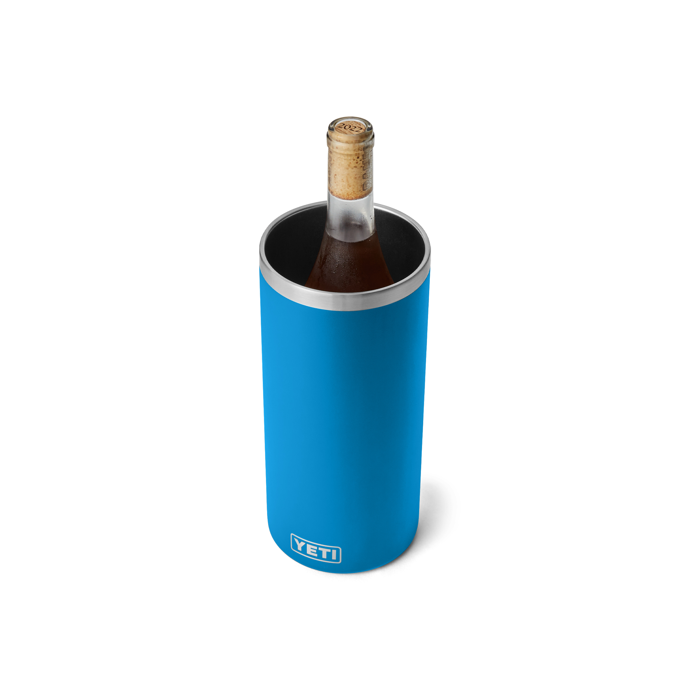 70000002382_21071502397_YETI_Wholesale_drinkware_Rambler_Wine_Chiller_Big_Wave_Blue_3qtr_Bottle_0715_B_2400x2400 YETI® Wine Chiller - Image 2