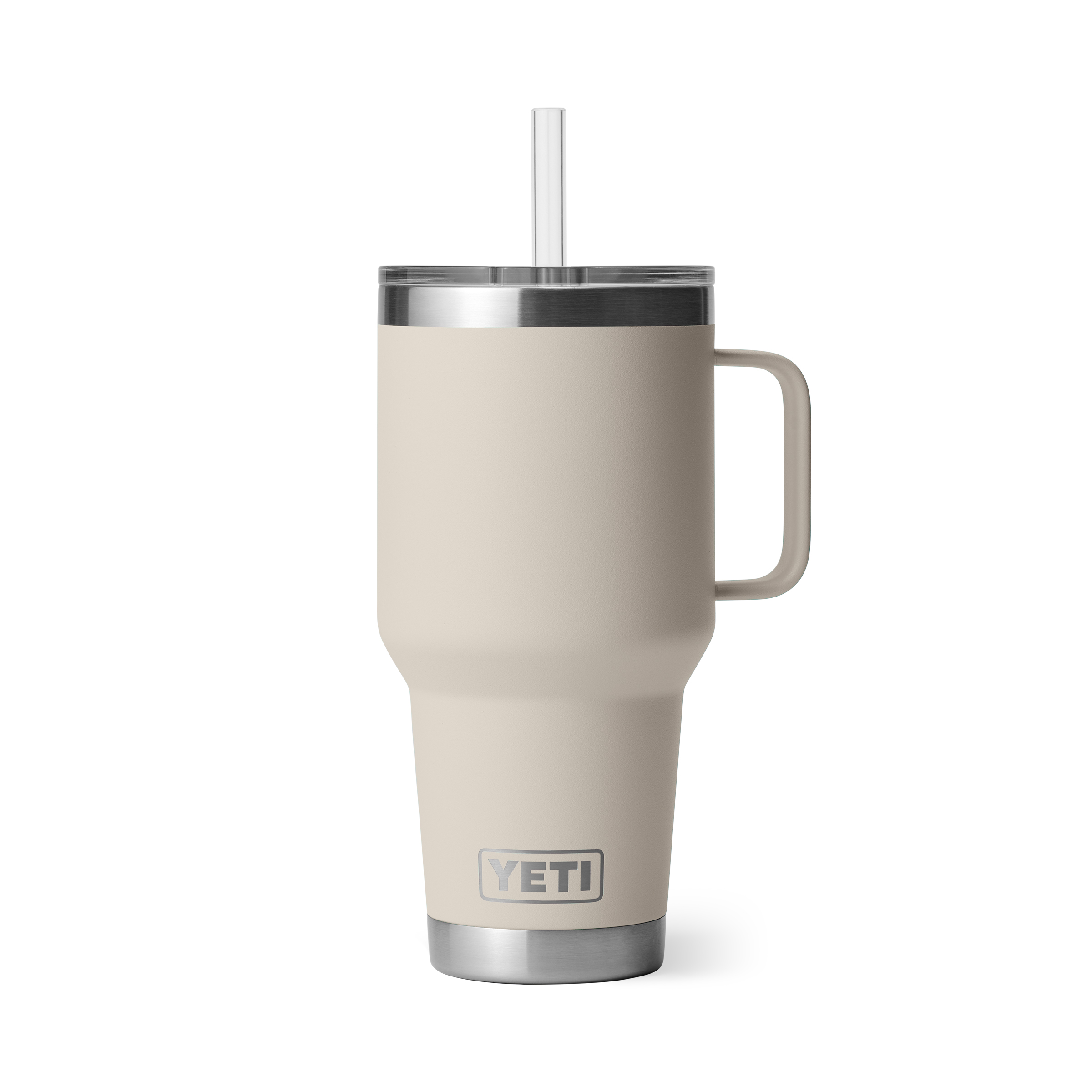 21071503601_70000003172_YETI_WSL_drinkware_Rambler_35oz_Straw_Mug_Cape_Taupe_Front_0165_2400x2400 YETI® Rambler 35 oz Straw Mug w/ FREE MagSlider Lid - Image 1