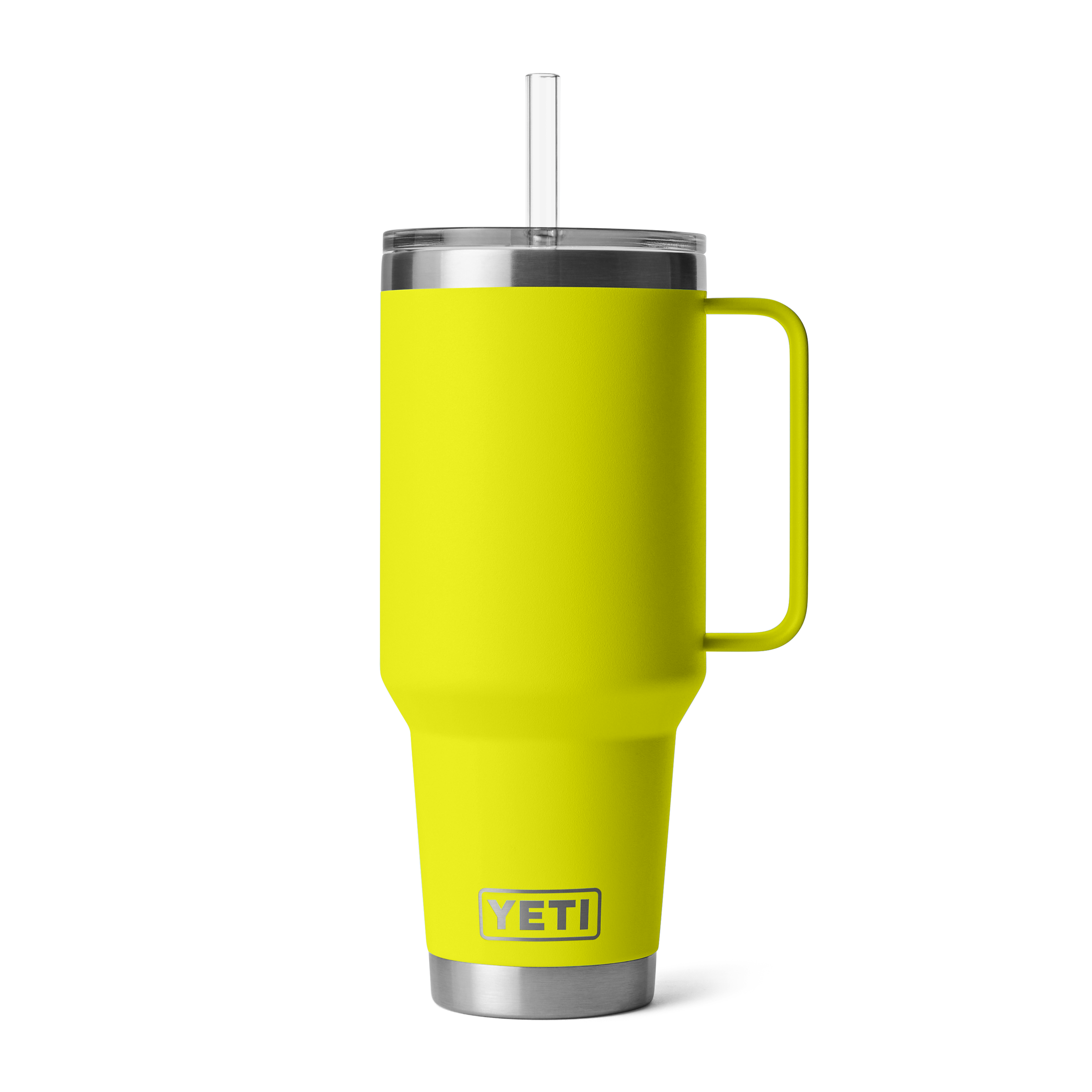 70000004055_21071504728_YETI_WHSL_drinkware_studio_Rambler_42oz_Straw_Mug_Firefly_Yellow_Front_0459_B_2400x2400 YETI® Rambler 42 oz Straw Mug w/ FREE MagSlider Lid - Image 1