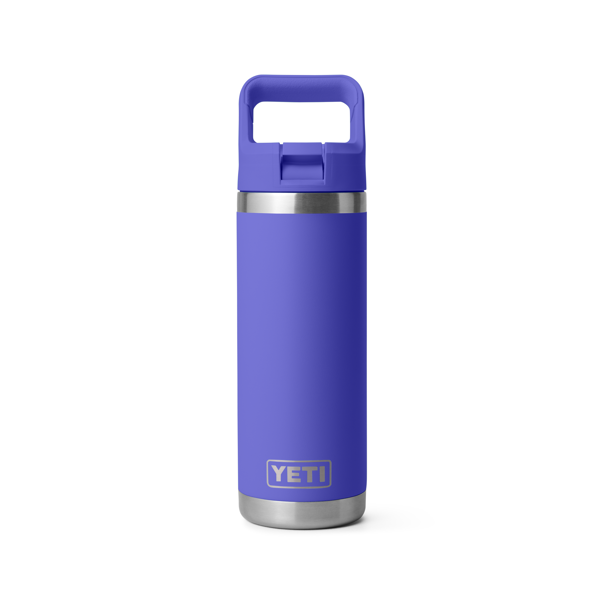 YETI Rambler 18oz Bottle 青 Yeti Rambler 18oz Water Bottle with Color Matched Straw Cap