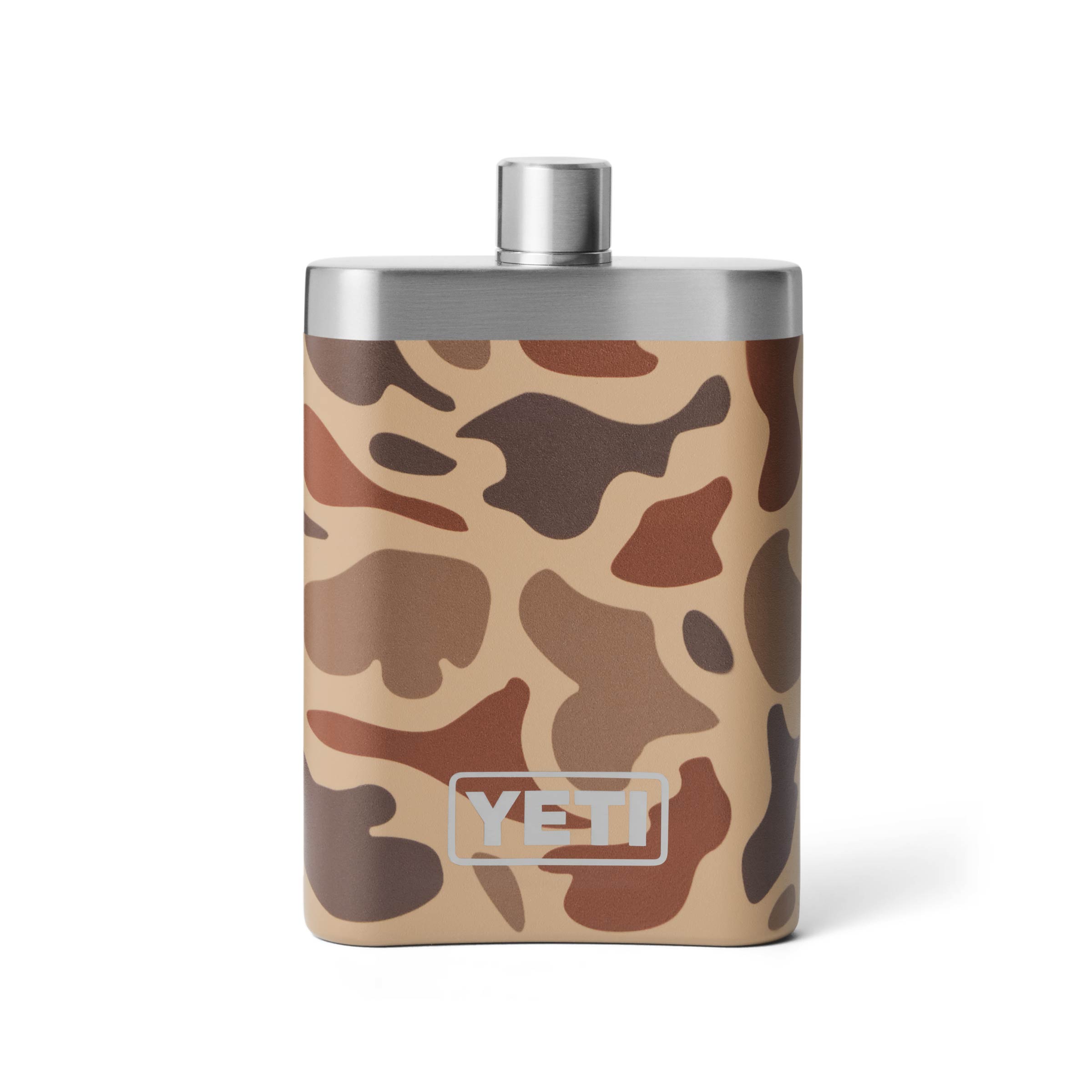 21071504815_70000004142_YETI_WHSL_studio_drinkware_Rambler_Flask_Wetlands_Camo_Front_343_B_2400x2400 YETI® Flask - Image 1