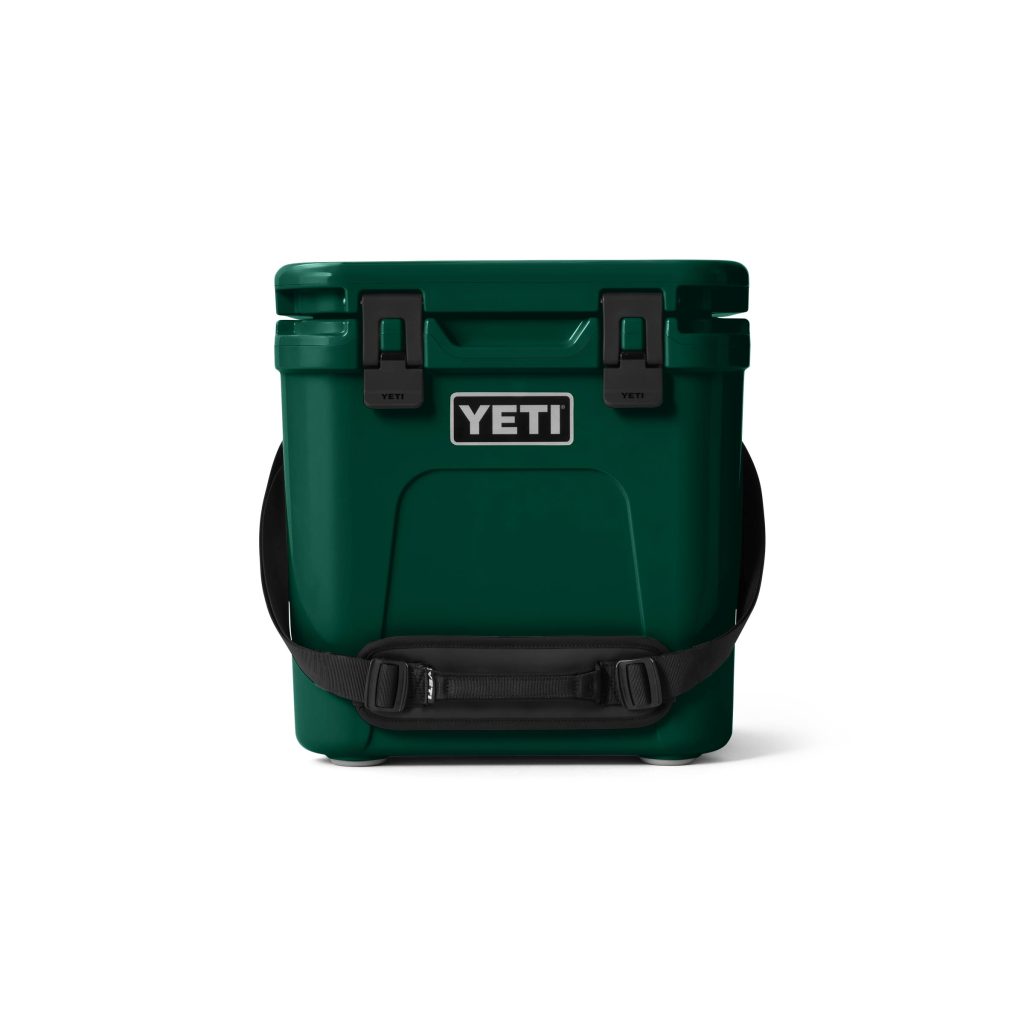 70000004713 10022450004 YETI WHSL studio hard coolers Roadie 24 2.0 Black Forest Green Front 069 B 2400x2400