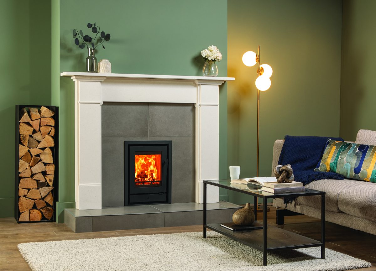 Stovax, Riva2 40 Inset w/ 3-sided Frame - Image 4