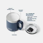 YETI® Rambler 10 oz Mug w/ DuraSip™ Ceramic Lining - Image 4