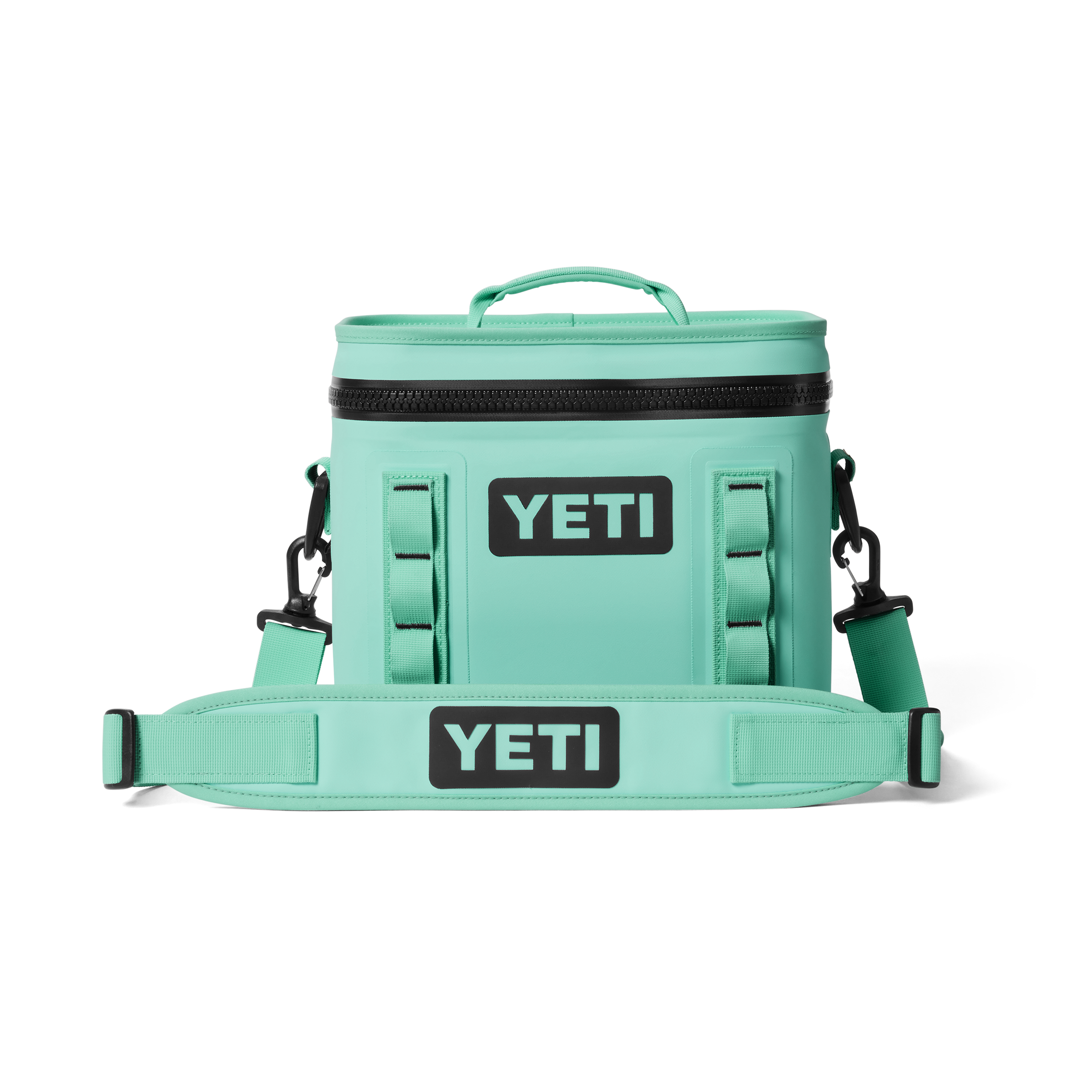 18060132071_70000006469_YETI_WHSL_Studio_Soft_Coolers_Hopper_Flip_8_Seafoam_Front_Strap_099_B YETI® Hopper Flip 8 Soft Cooler - Image 1