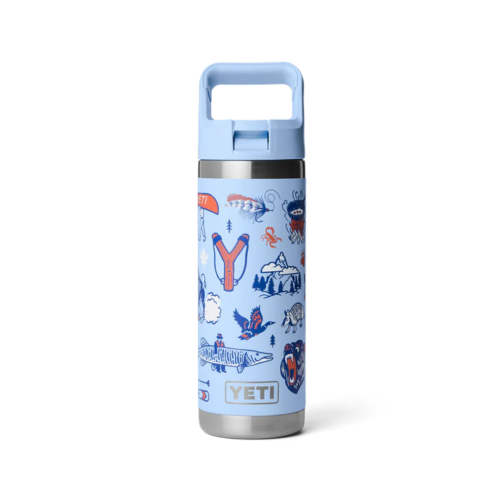 YETI® Rambler 18 oz Bottle with Straw Cap - Image 1