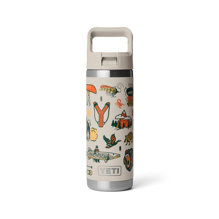 YETI® Rambler 18 oz Bottle with Straw Cap - Image 2