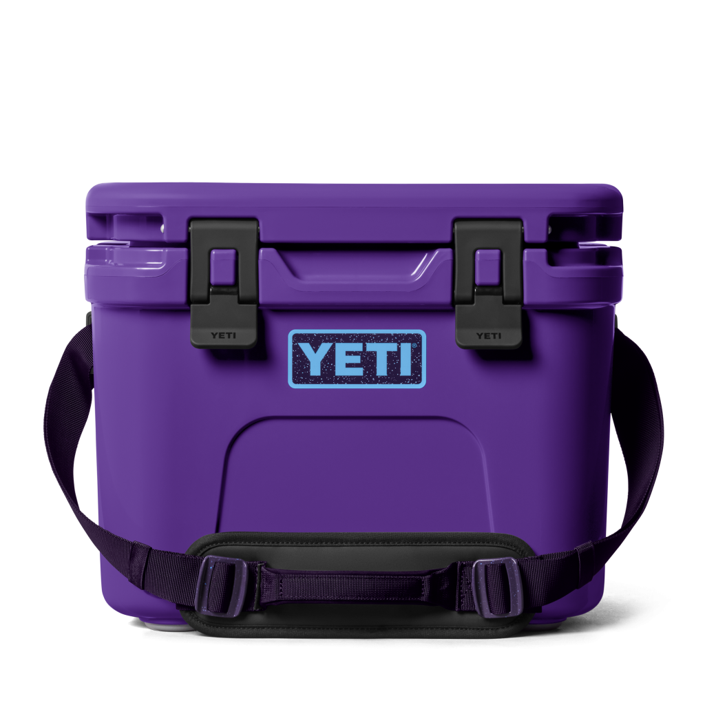 70000006830 10033440031 YETI WHSL Studio Hard Coolers Roadie 15 Pace Purple Front 705 B